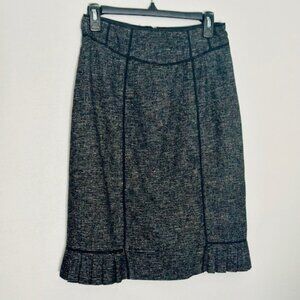 Dark Grey Tweed Nanette Lepore Suiting skirt